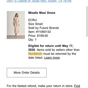 Ecru Maxi Dress mizalle sold out online size small color is the ecru not beige